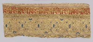 Textile Fragment from the Dalmatic of San Valerius by Spanish School